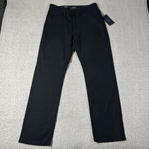 34 Heritage Jeans Mens 34x32 Black Charisma Soft Stretch Classic Pants NEW